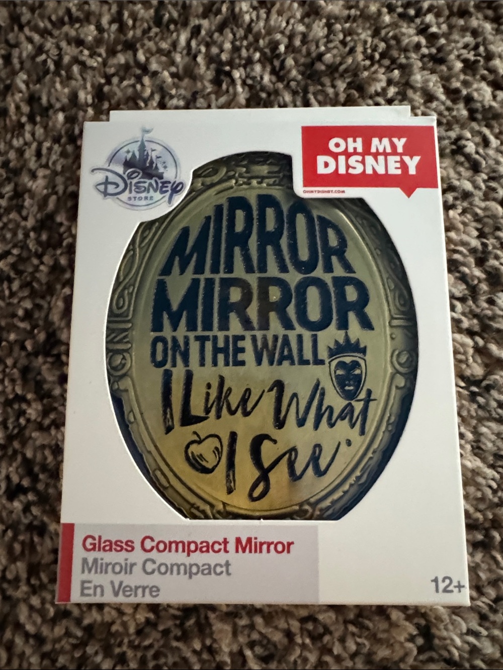 Disney Snow White Gold 'Mirror Mirror' Wall Mirror Design Compact